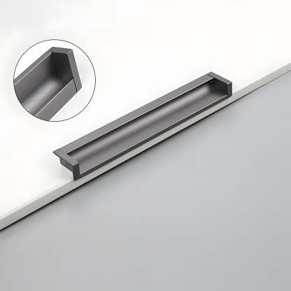 Contemporary Aluminum Alloy Finger Edge Pulls