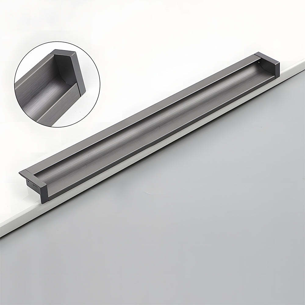 Contemporary Aluminum Alloy Finger Edge Pulls