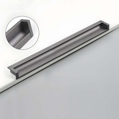 Contemporary Aluminum Alloy Finger Edge Pulls