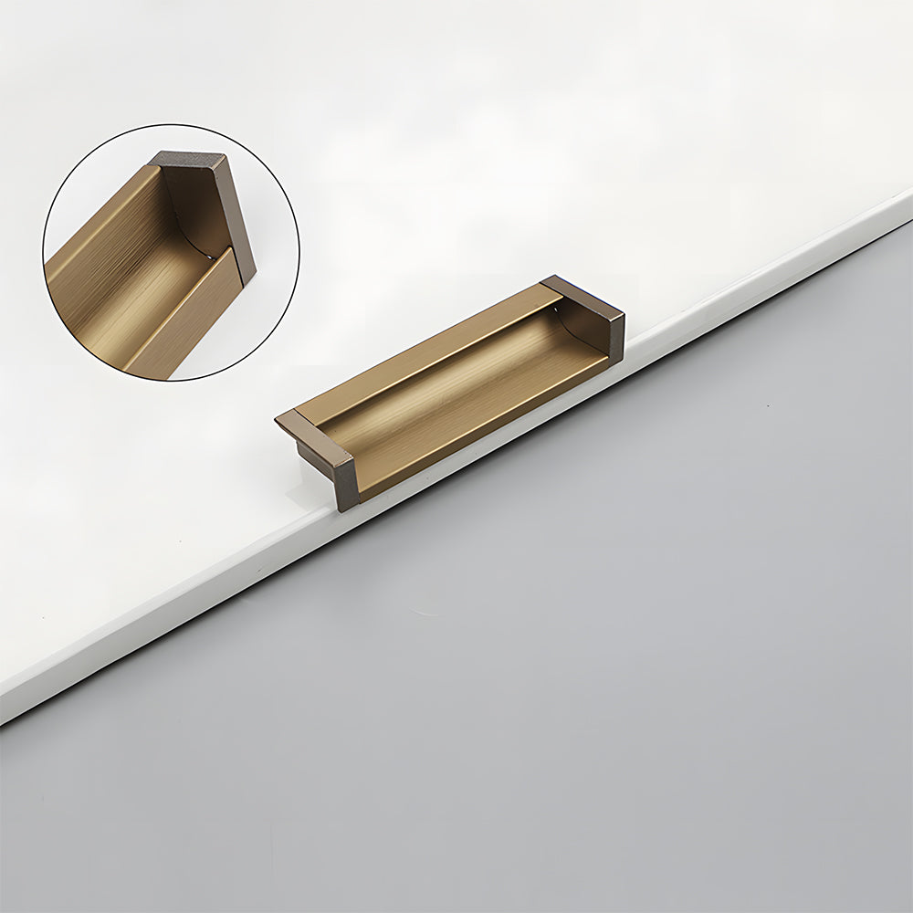 Contemporary Aluminum Alloy Finger Edge Pulls