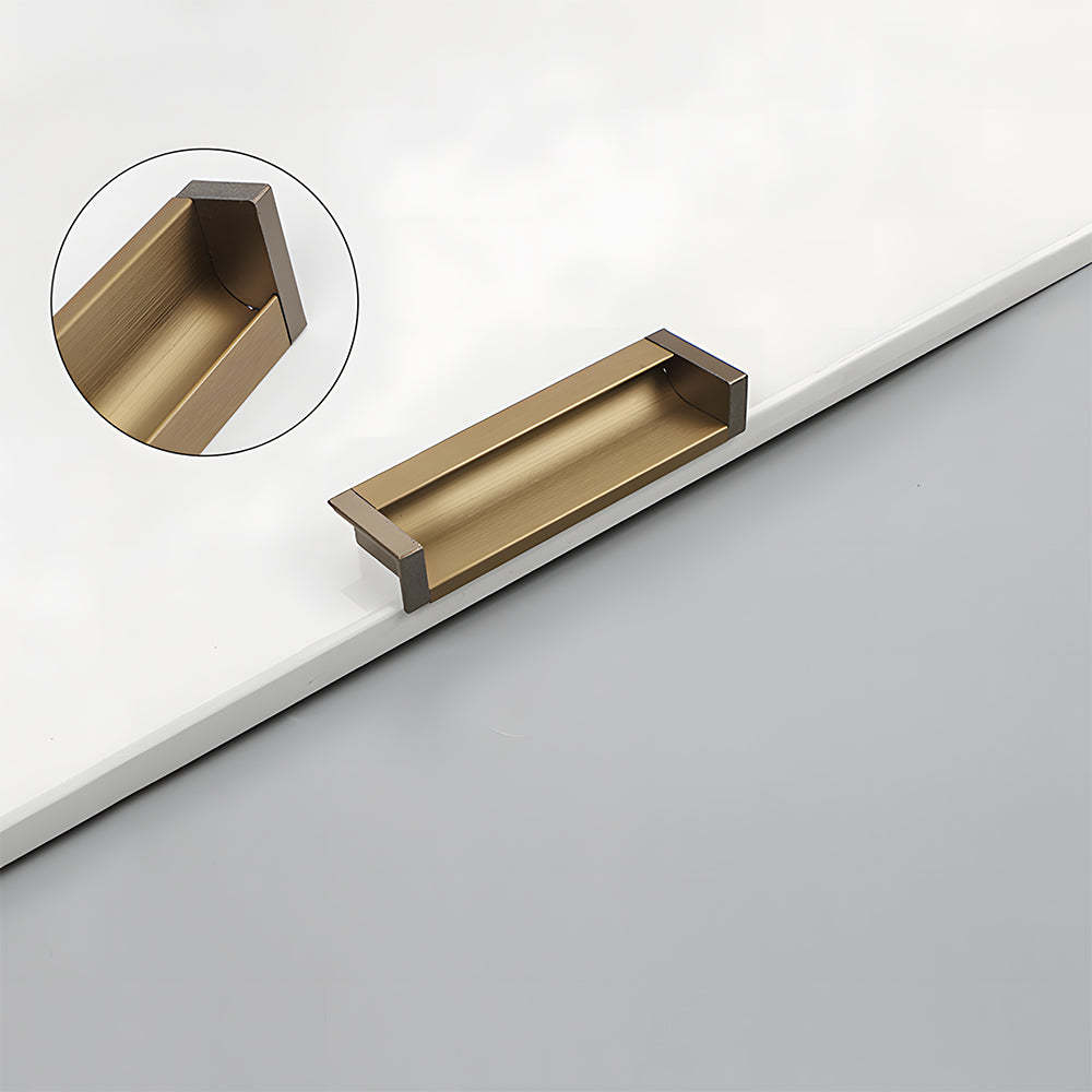 Contemporary Aluminum Alloy Finger Edge Pulls