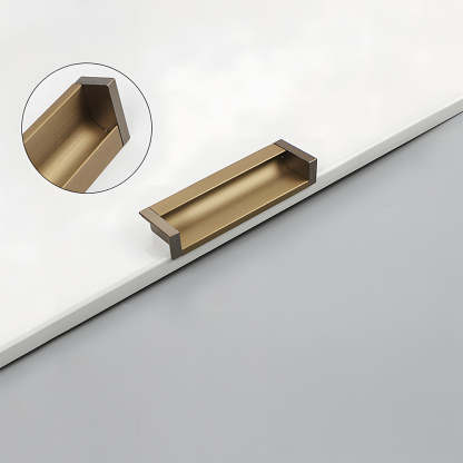 Contemporary Aluminum Alloy Finger Edge Pulls