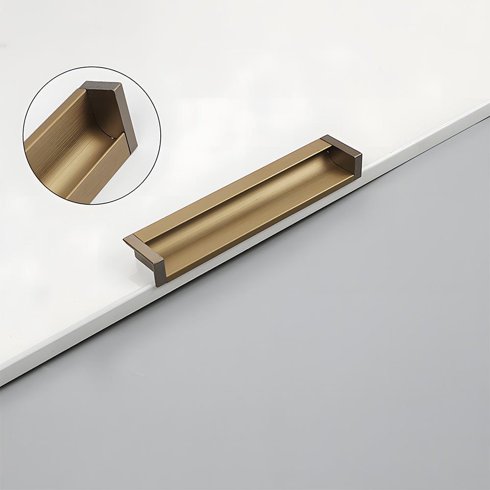 Contemporary Aluminum Alloy Finger Edge Pulls