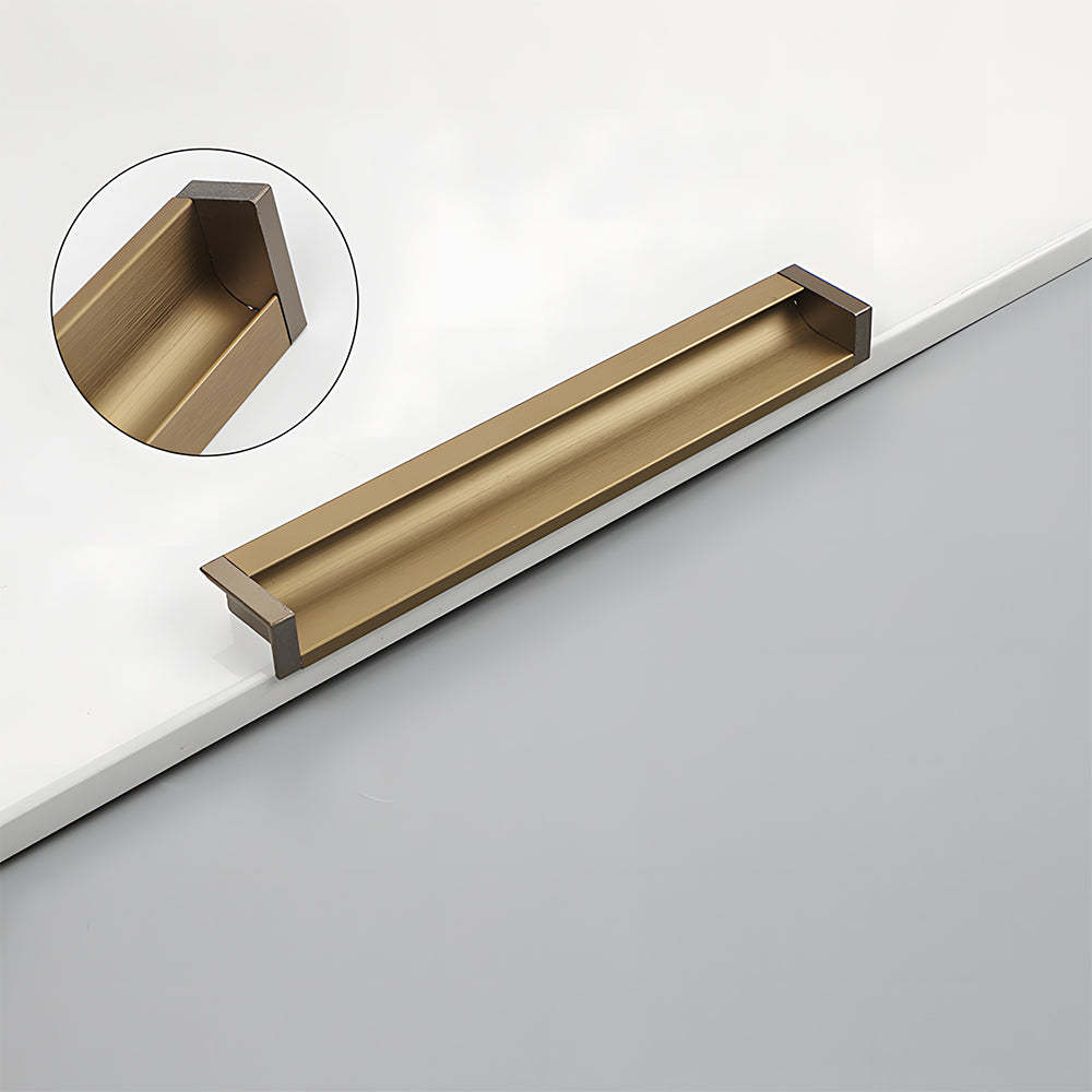 Contemporary Aluminum Alloy Finger Edge Pulls