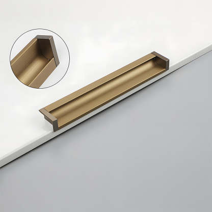 Contemporary Aluminum Alloy Finger Edge Pulls
