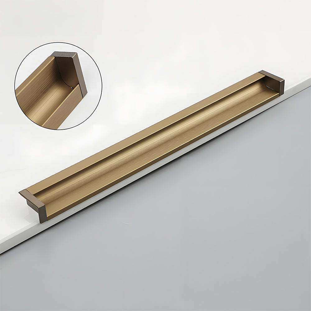 Contemporary Aluminum Alloy Finger Edge Pulls