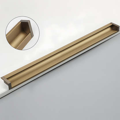Contemporary Aluminum Alloy Finger Edge Pulls