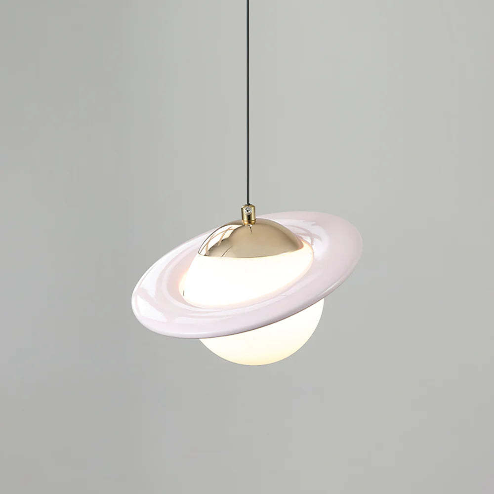 Colorful Small Planet Glass Pendant Light -Homdiy