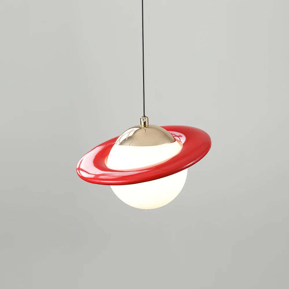 Colorful Small Planet Glass Pendant Light -Homdiy