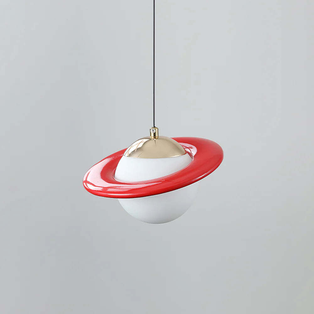 Colorful Small Planet Glass Pendant Light -Homdiy