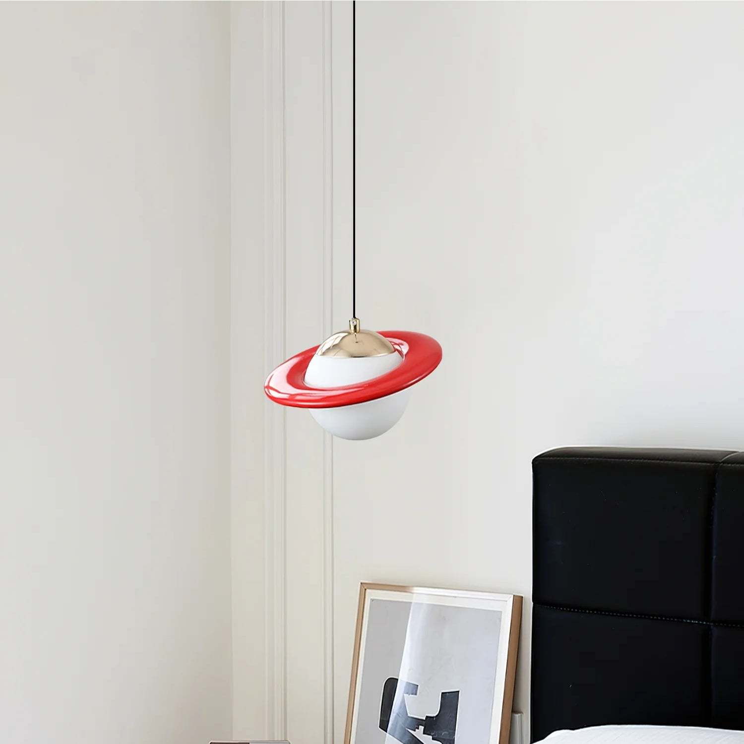 Colorful Small Planet Glass Pendant Light -Homdiy