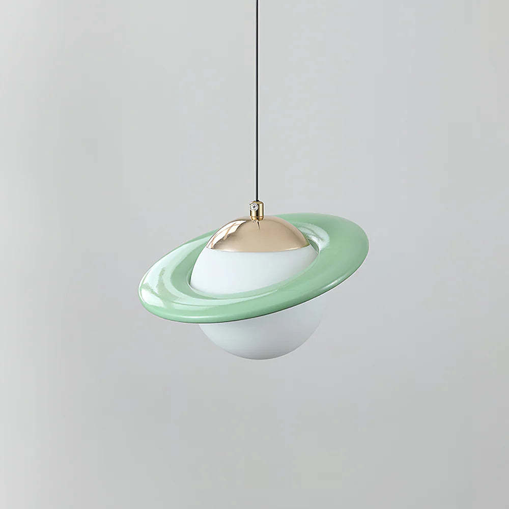 Colorful Small Planet Glass Pendant Light -Homdiy