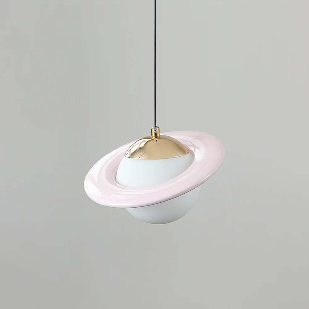 Colorful Small Planet Glass Pendant Light -Homdiy