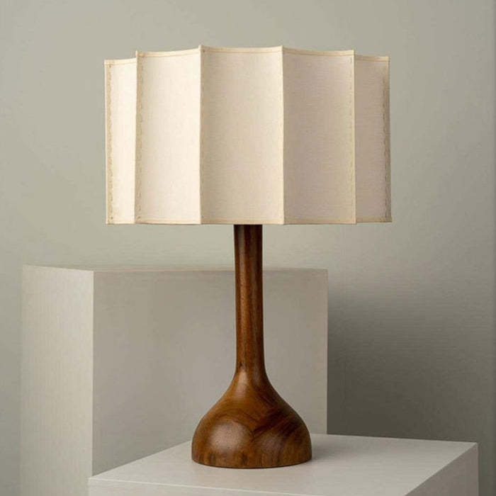 Wabi Sabi Designer Wood Table Lamp -Homdiy