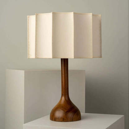 Wabi Sabi Designer Wood Table Lamp -Homdiy