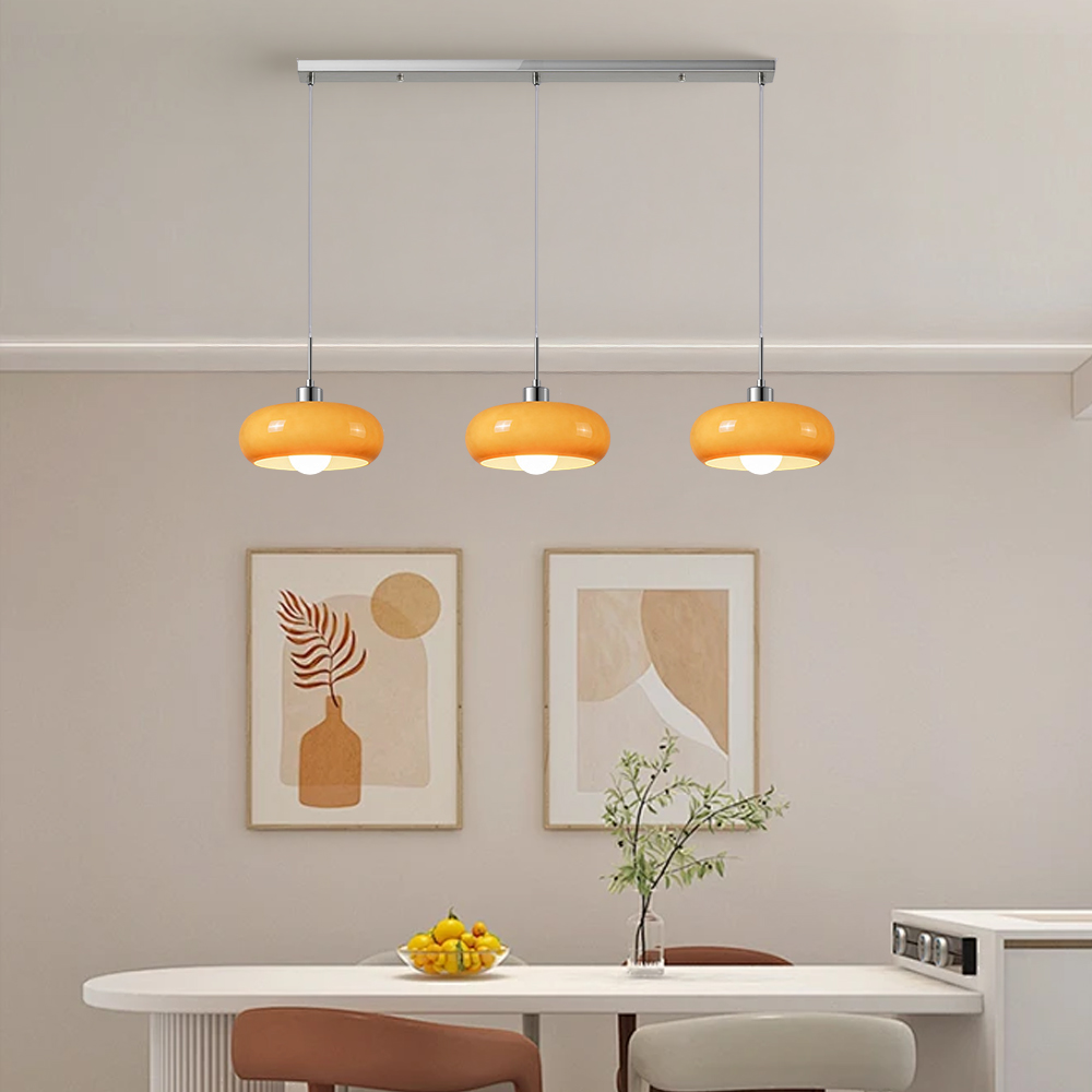 Scandinavian Minimalist Bauhaus Glass Pendant Light