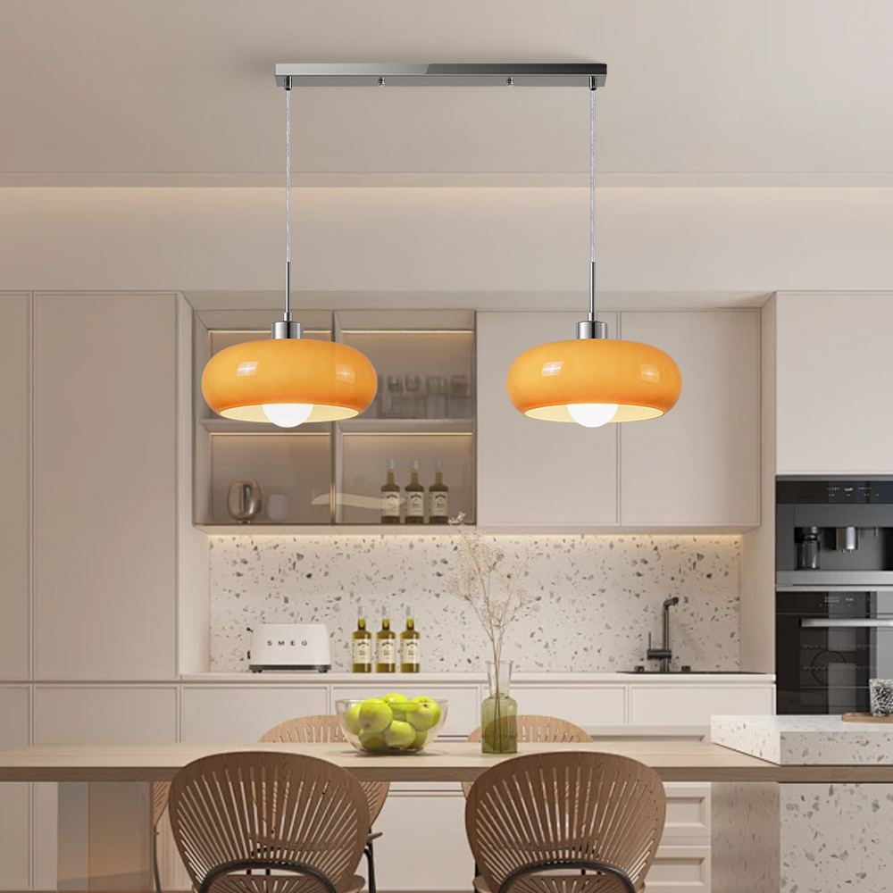 Scandinavian Minimalist Bauhaus Glass Pendant Light