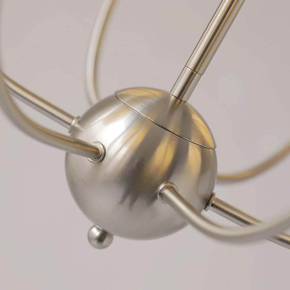 Modern Ceramic Ribbed Chandelier For Dining Room -Homdiy