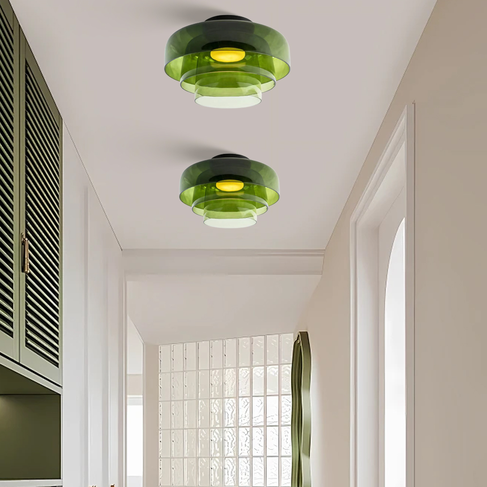 Set of 2 Nordic Designer Creative Glass Ceiling Lamp