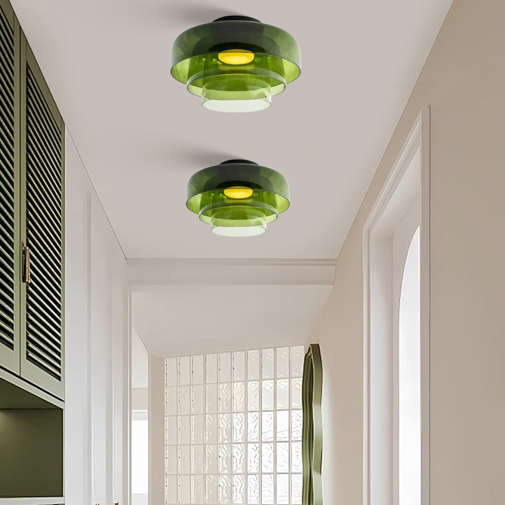 Set of 2 Nordic Designer Creative Glass Ceiling Lamp