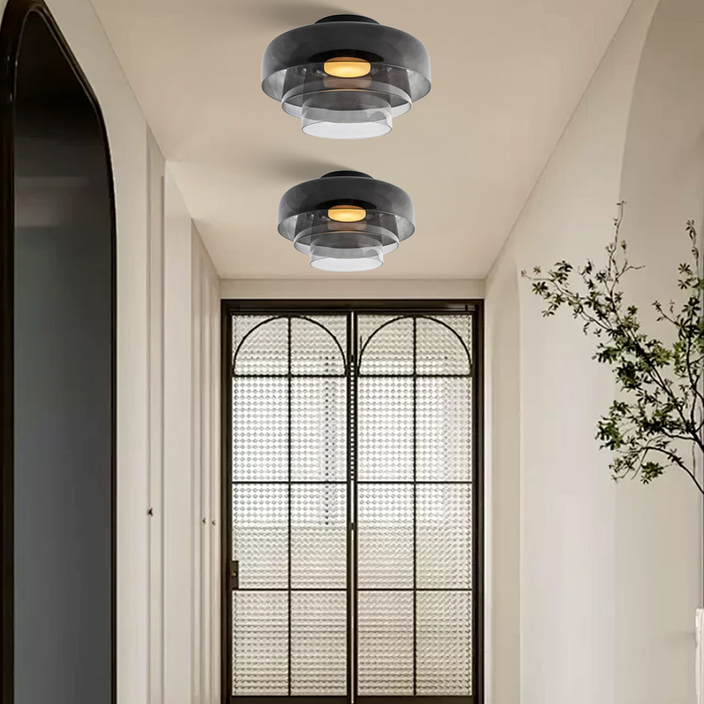 Set of 2 Nordic Designer Creative Glass Ceiling Lamp