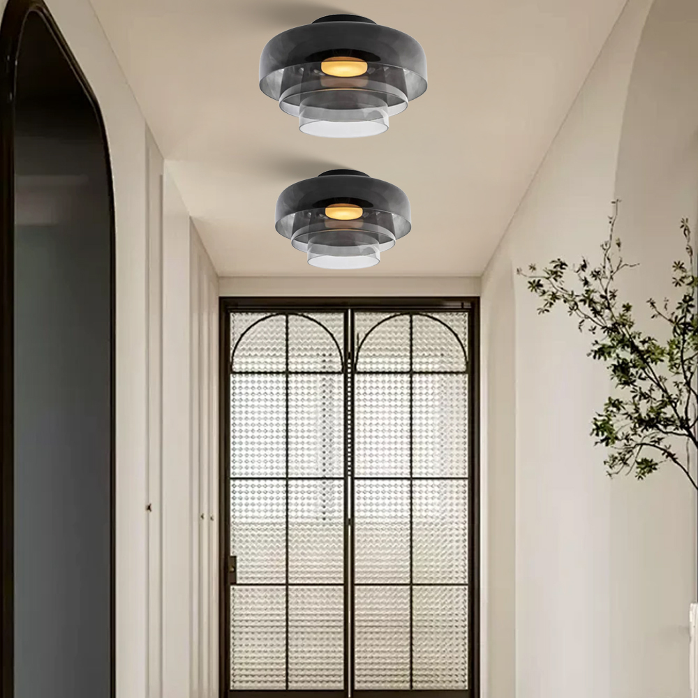 Set of 2 Nordic Designer Creative Glass Ceiling Lamp