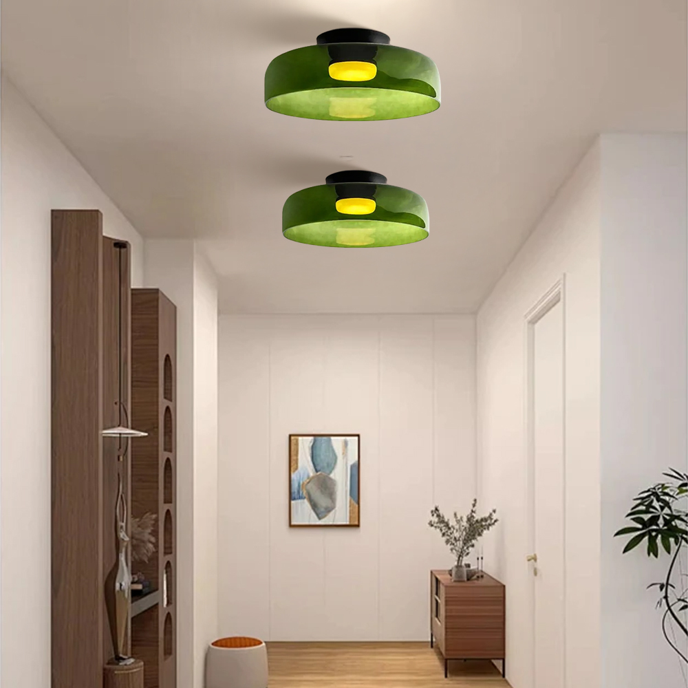 Set of 2 Nordic Designer Creative Glass Ceiling Lamp