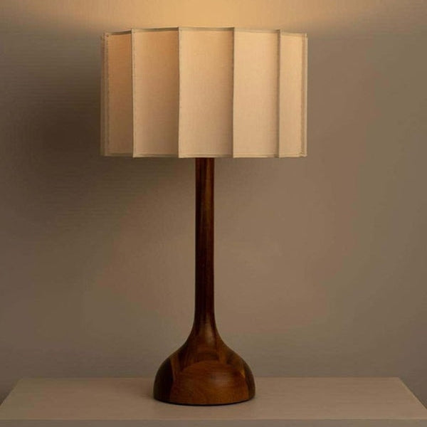 Wabi Sabi Designer Wood Table Lamp -Homdiy