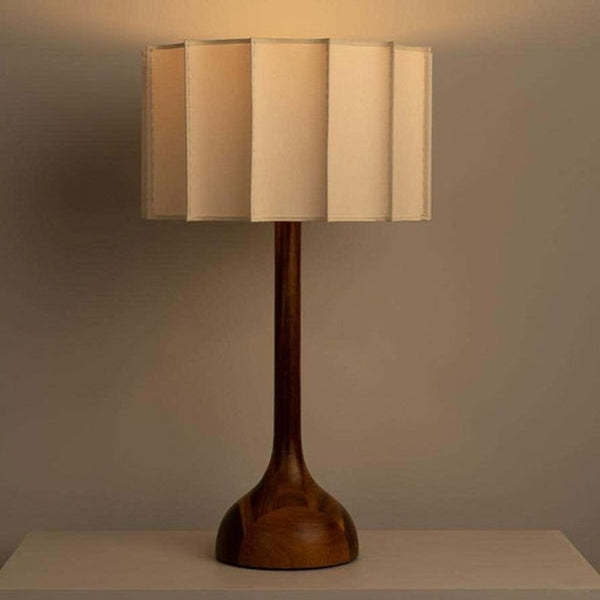 Wabi Sabi Designer Wood Table Lamp -Homdiy