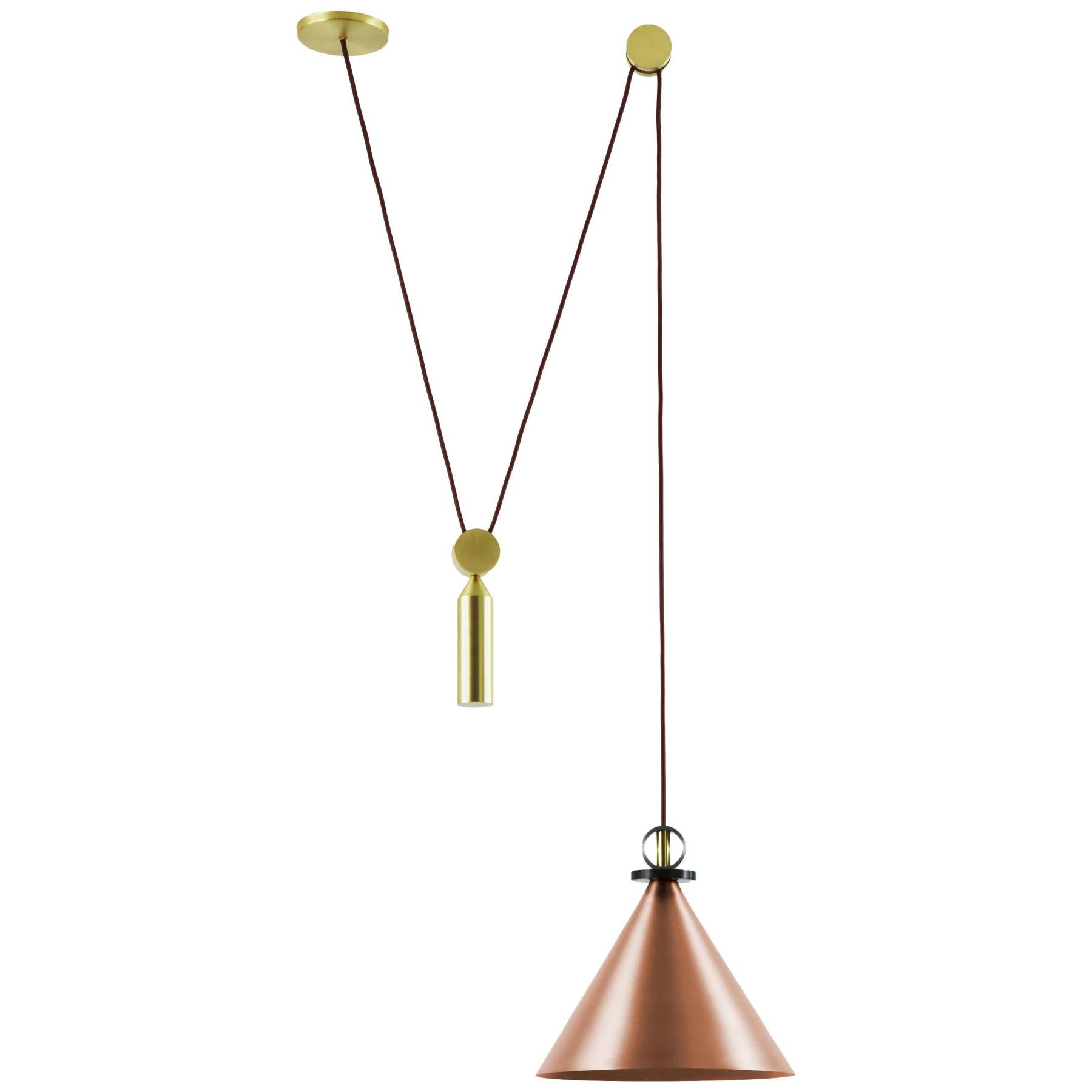 Design Cone Pulley Pendant Light -Homdiy