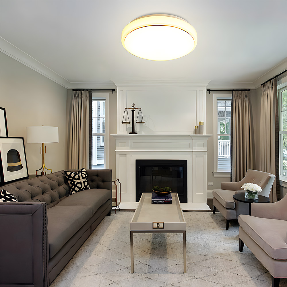 Simple White Acrylic LED Ceiling Light