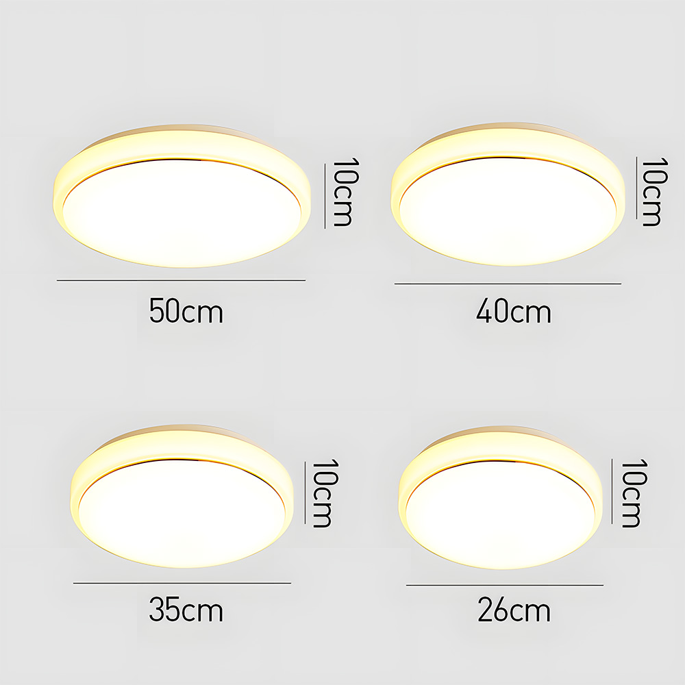 Simple White Acrylic LED Ceiling Light