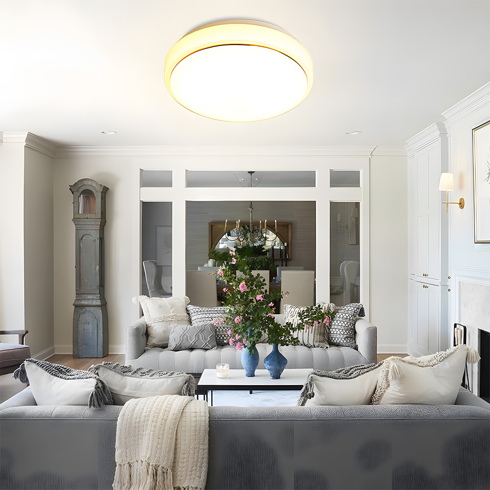 Simple White Acrylic LED Ceiling Light