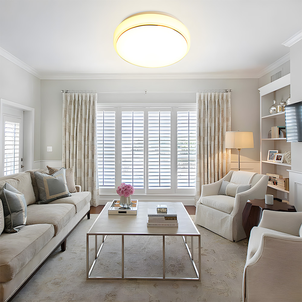 Simple White Acrylic LED Ceiling Light