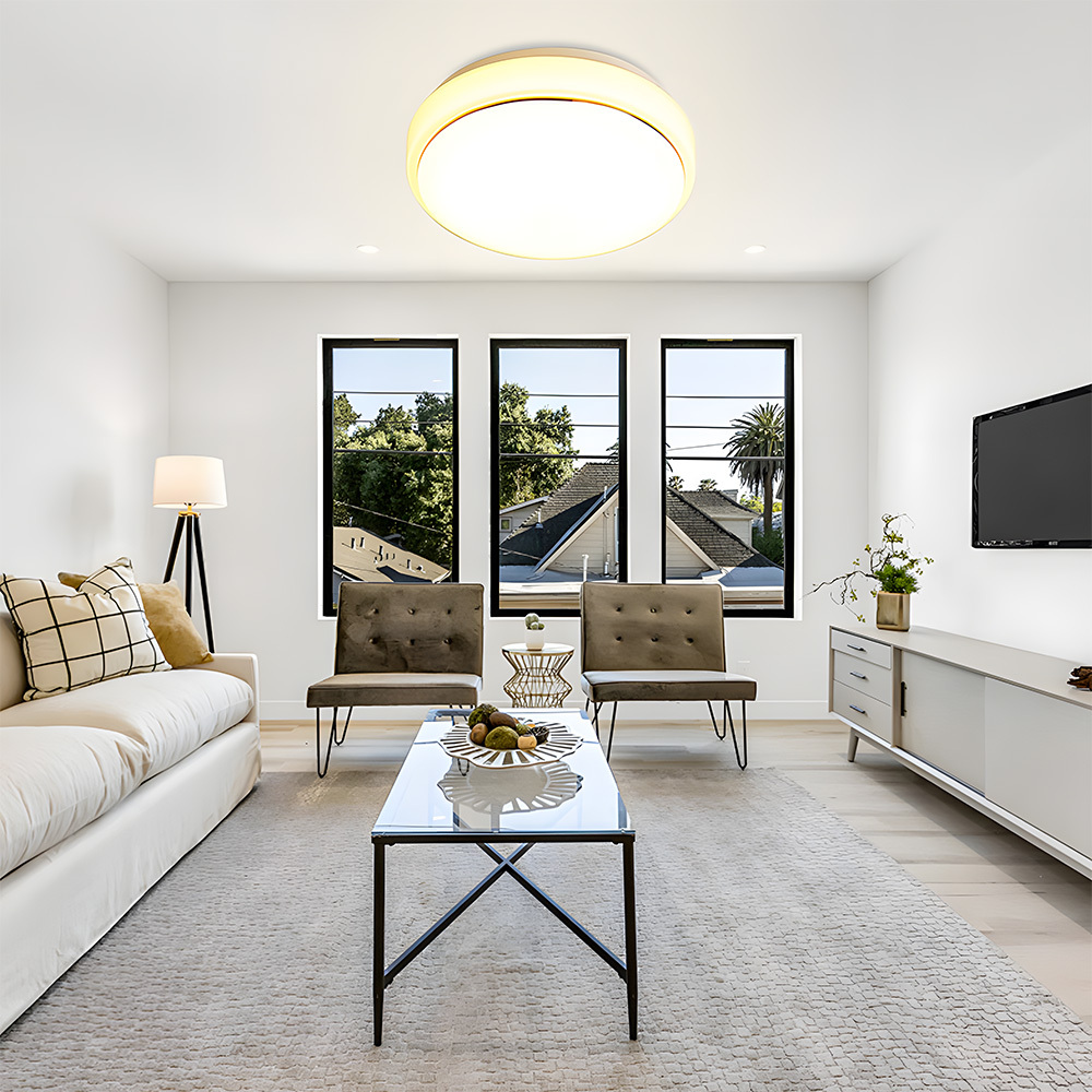 Simple White Acrylic LED Ceiling Light