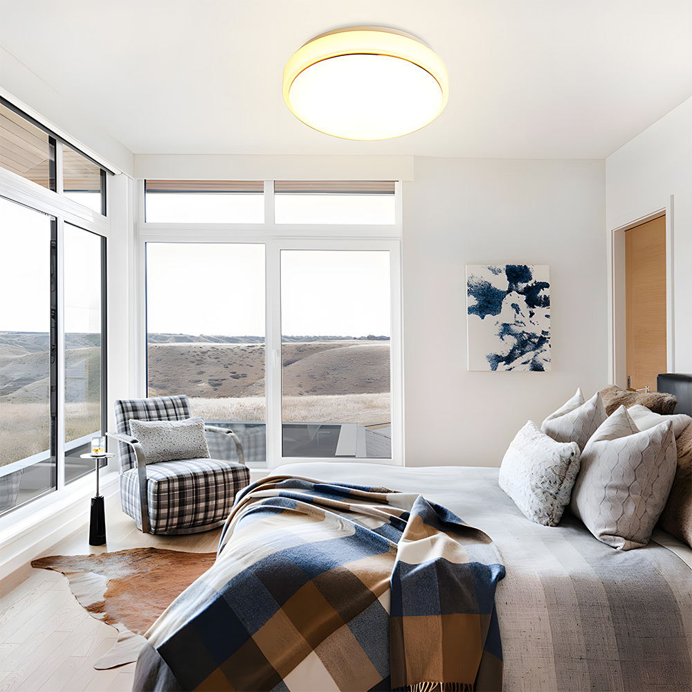 Simple White Acrylic LED Ceiling Light