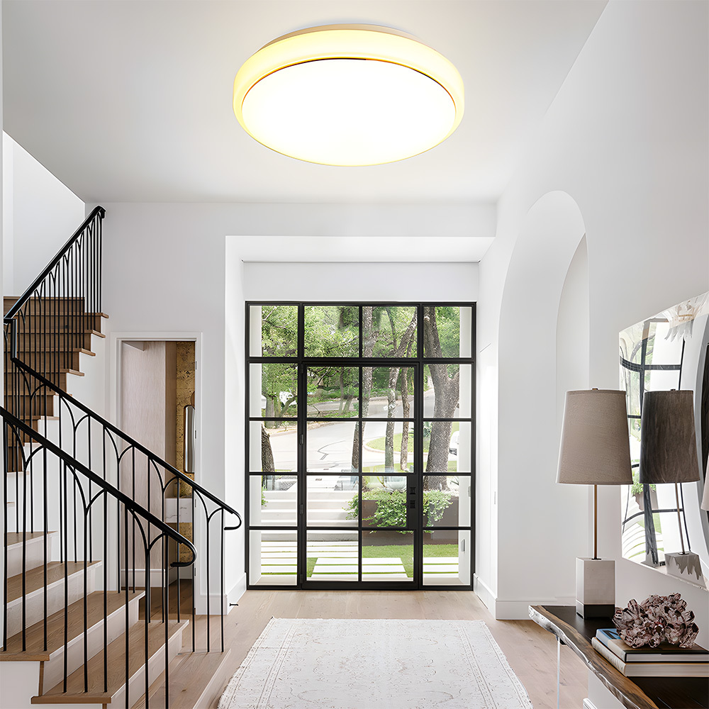 Simple White Acrylic LED Ceiling Light