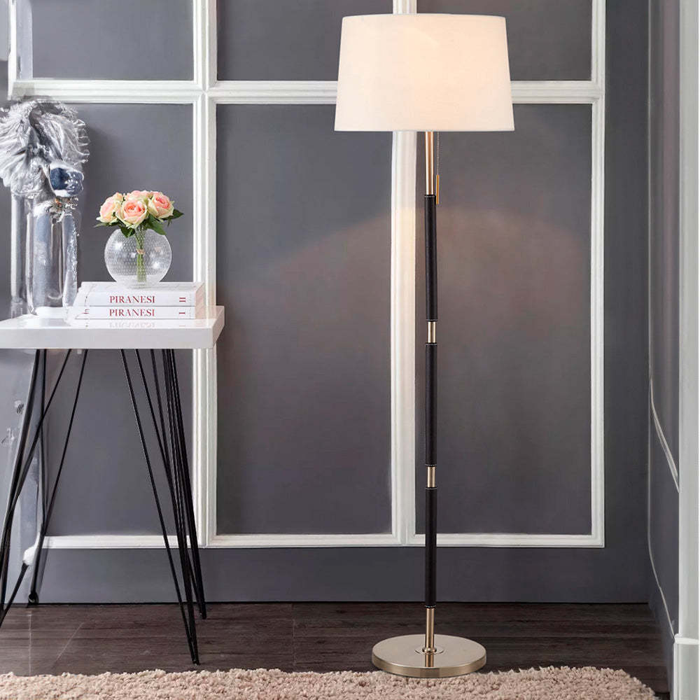 Nordic Simple Leather Floor Lamp -Homdiy