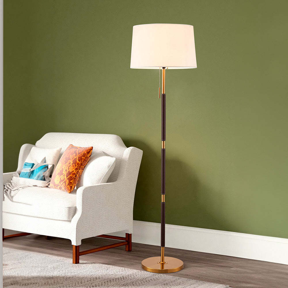Nordic Simple Leather Floor Lamp -Homdiy