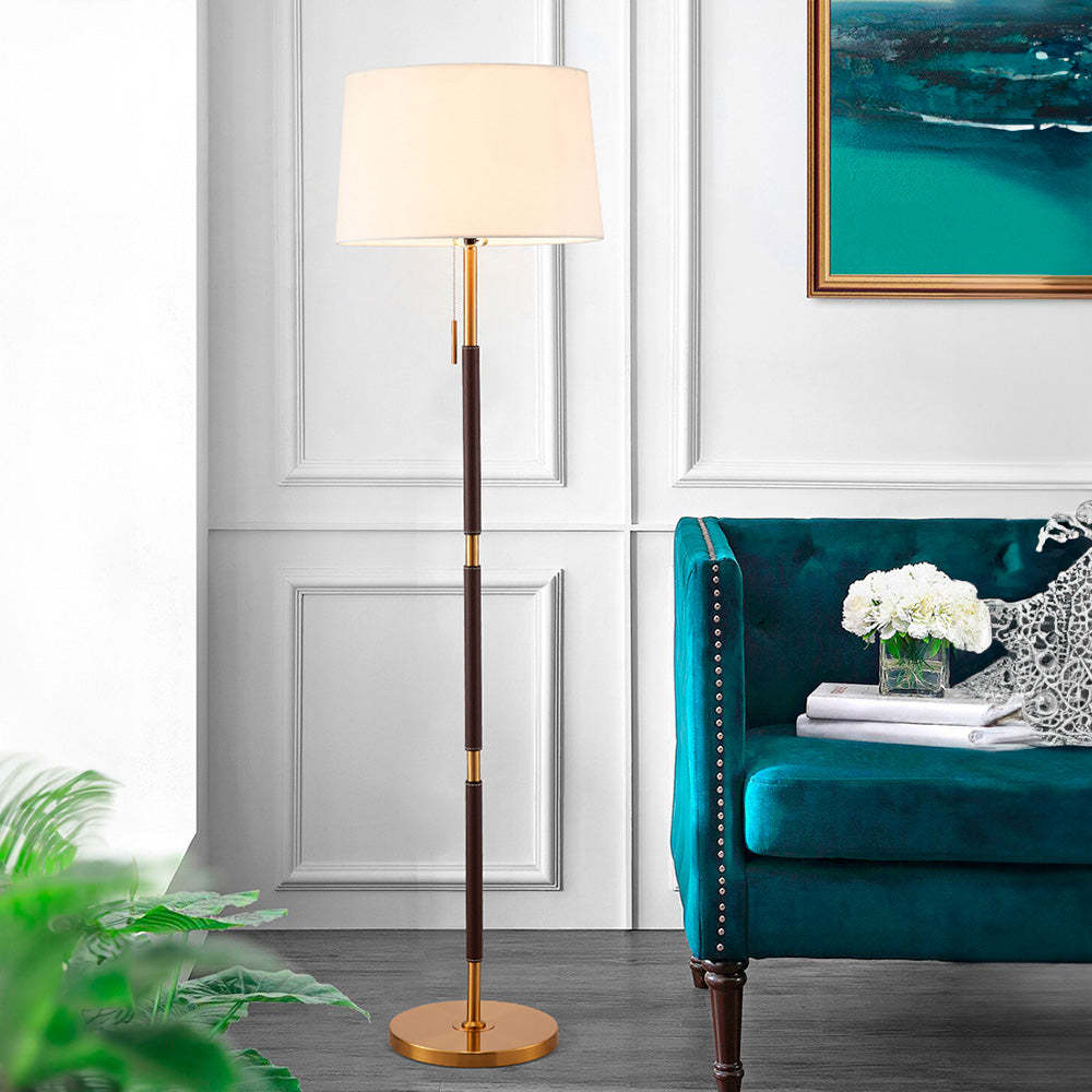 Nordic Simple Leather Floor Lamp -Homdiy