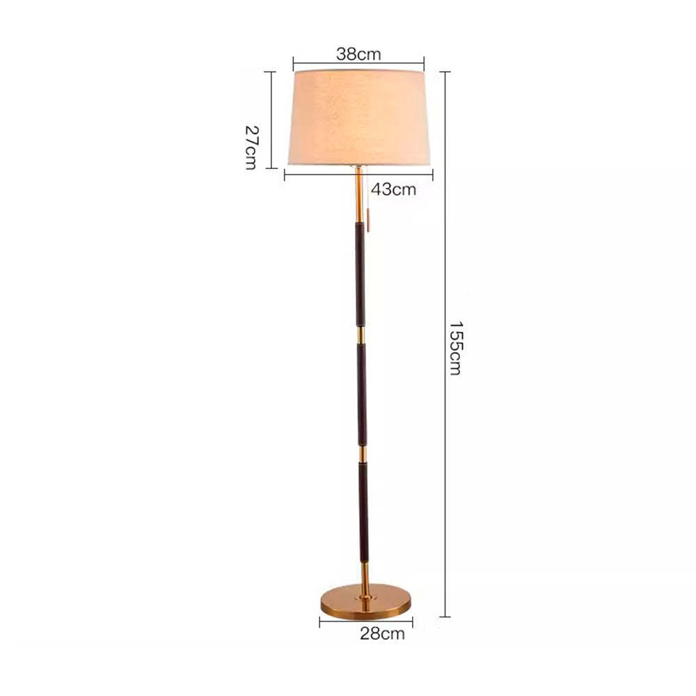 Nordic Simple Leather Floor Lamp -Homdiy