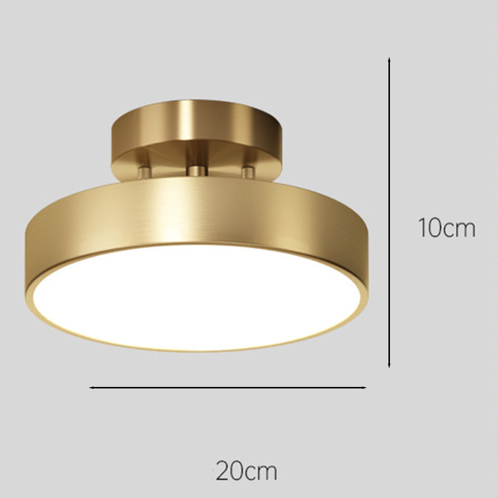 Copper led ceiling light clearance