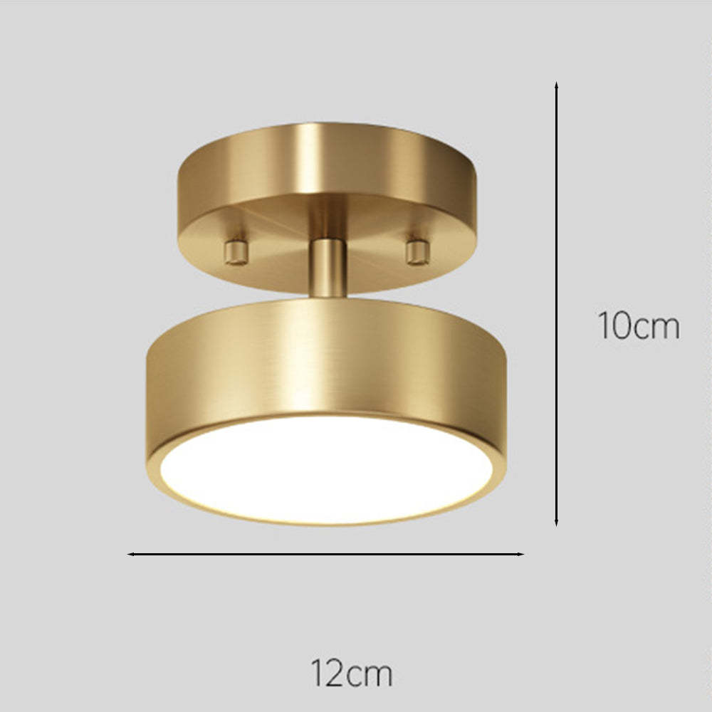 Vintage Copper Led Ceiling Light -Homdiy