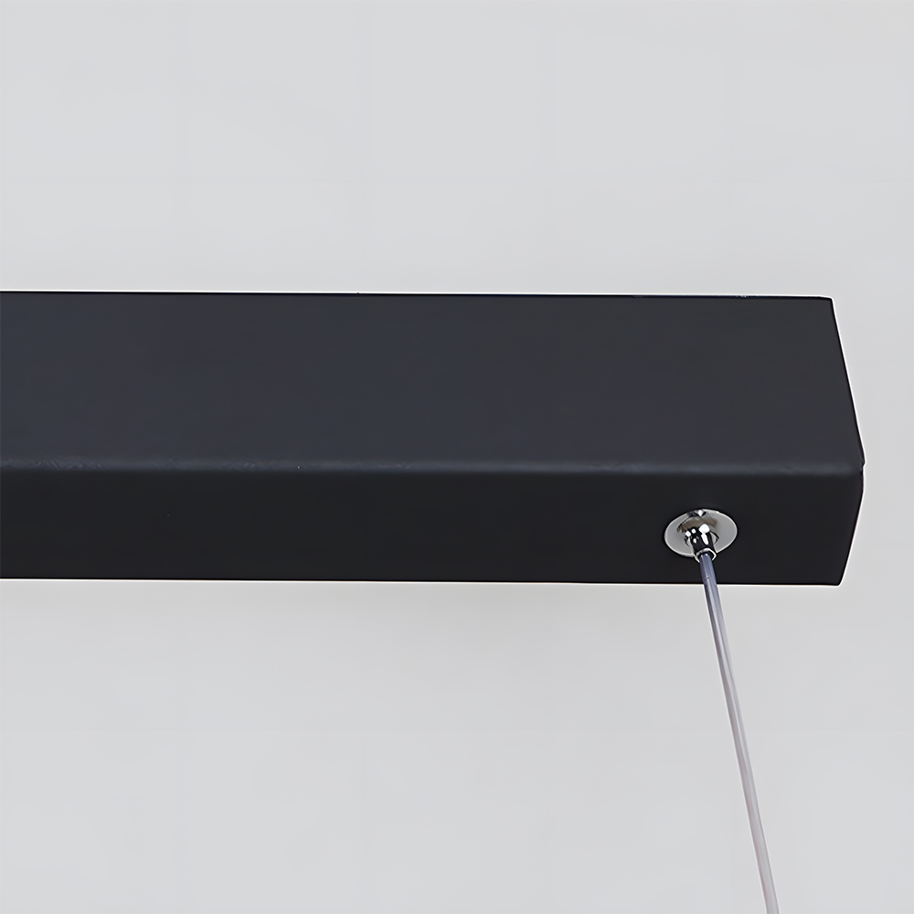 Sleek Modern Linear LED Hanging Light For Kitchen Island