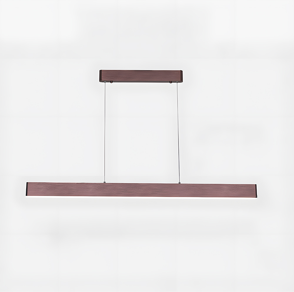Sleek Modern Linear LED Hanging Light For Kitchen Island