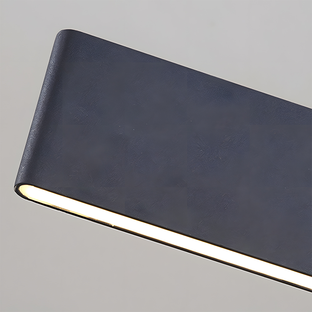 Sleek Modern Linear LED Hanging Light For Kitchen Island