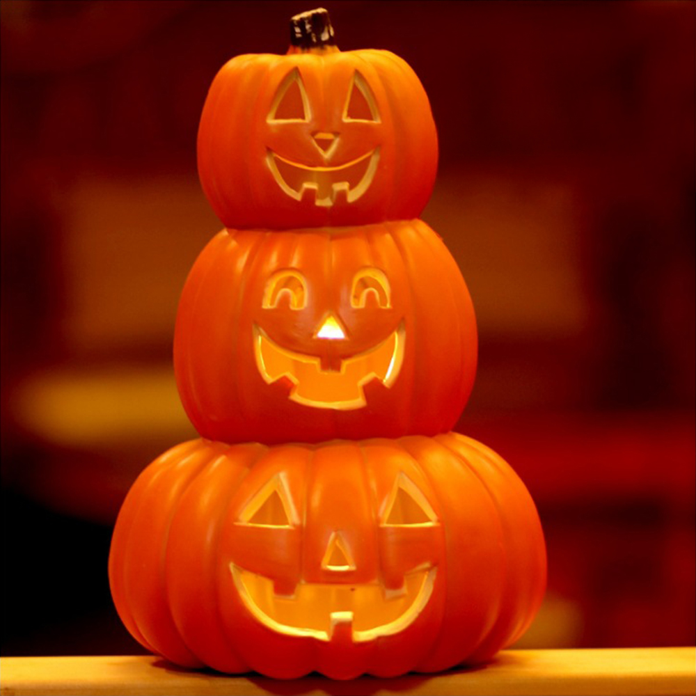 Spooky Giant Glowing Pumpkin Light Halloween Decoration for Yards