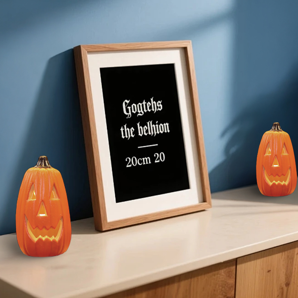 Spooky Giant Glowing Pumpkin Light Halloween Decoration for Yards