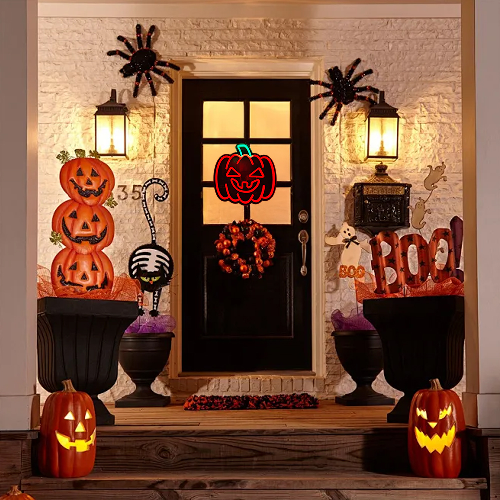 Spooky Halloween LED Neon Sign Decor Lamp
