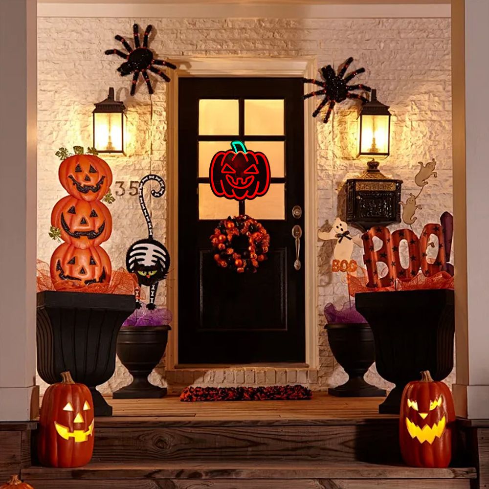 Spooky Halloween LED Neon Sign Decor Lamp